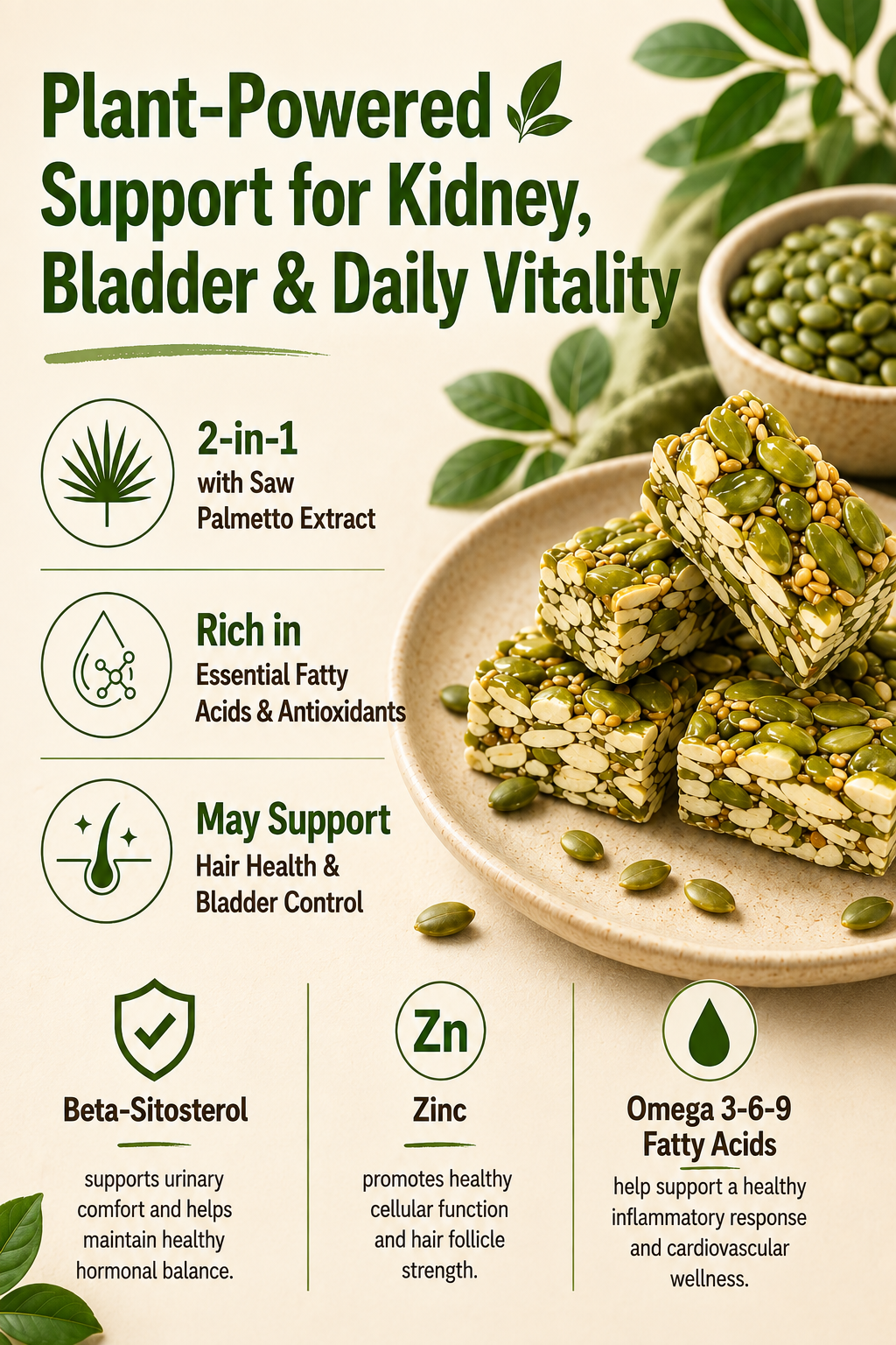 Pumpkin seed brittle - From Nature to Every Crunch — Simple Ingredients, Real Goodness-Zack