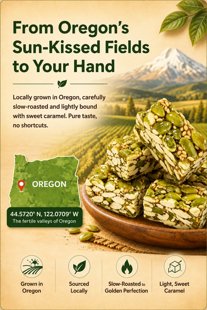 Pumpkin seed brittle - From Nature to Every Crunch — Simple Ingredients, Real Goodness-Zack