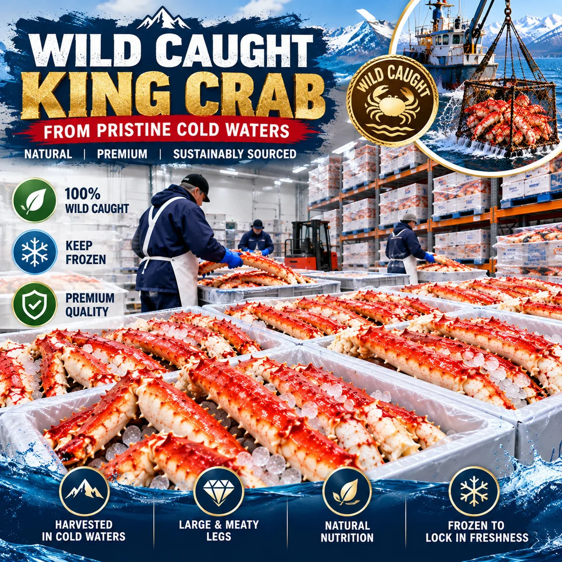 ROYAL ALASKA KING CRAB LEGS-k$