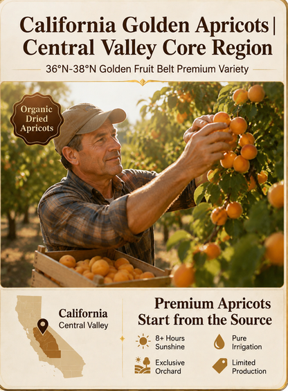 California specialty dried apricots, 100% natural and additive-free-Zack