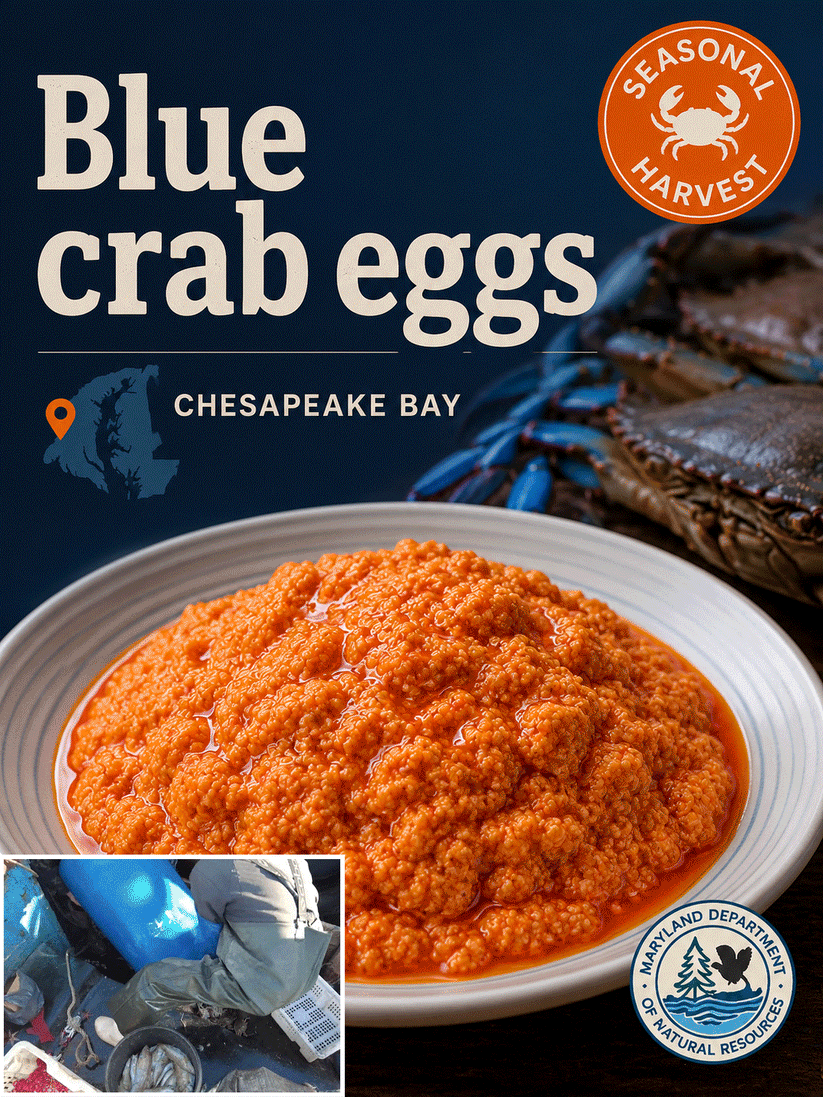 SEASONAL CHESAPEAKE BAY BLUE CRAB ROE – Pure Golden Crab Flavor, Gourmet Seafood Experience at Home-Zack