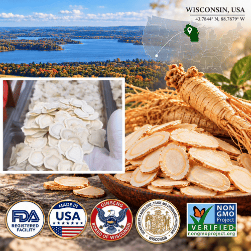 Zen Ginseng American Wisconsin Ginseng Slices-Zack