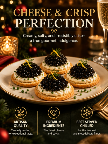 ✨Christmas Black Gold Sturgeon Caviar 🎄 Plump Pearl Luxury🥄 A Festive Ocean-Sourced Delicacy for Elegant Holiday Moments-lan