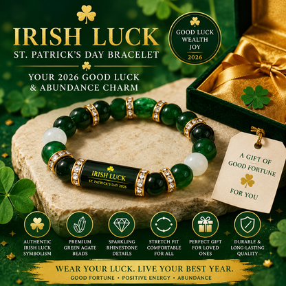 🔥Irish Luck St. Patrick's Day Bracelet Luck Bracelet - Attract Wealth, Abundance and Perfect Good Luck Gift for 2026!-HS