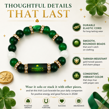 🔥Irish Luck St. Patrick's Day Bracelet Luck Bracelet - Attract Wealth, Abundance and Perfect Good Luck Gift for 2026!-HS
