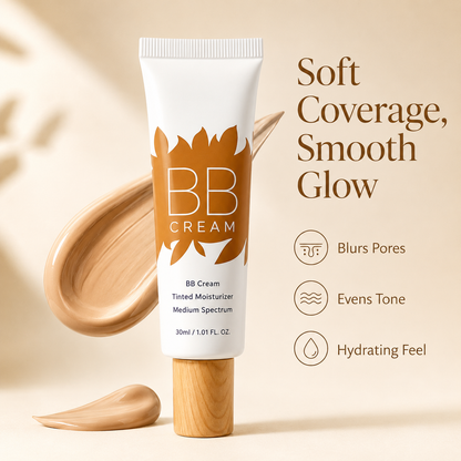 BB Blur Tinted Moisturizer Cream – Lightweight Natural Coverage for Smooth, Even-Looking Skin