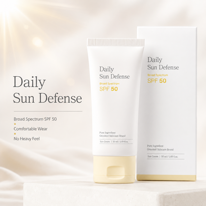Bean Sunscreen SPF 50 – Lightweight Broad Spectrum Sun Cream for Daily UV Protection & Hydrating Comfort