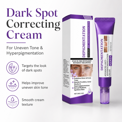 Dark Spot Correcting Cream – Advanced Anti-Hyperpigmentation Face Cream for Uneven Tone & Brighter-Looking Skin