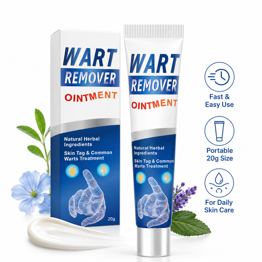 Wart Remover Ointment – Natural Herbal Skin Tag & Common Wart Care Cream for Hands & Feet, 20g