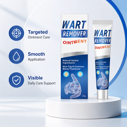 Wart Remover Ointment – Natural Herbal Skin Tag & Common Wart Care Cream for Hands & Feet, 20g