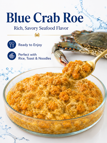 SEASONAL CHESAPEAKE BAY BLUE CRAB ROE – Pure Golden Crab Flavor, Gourmet Seafood Experience at Home-Zack