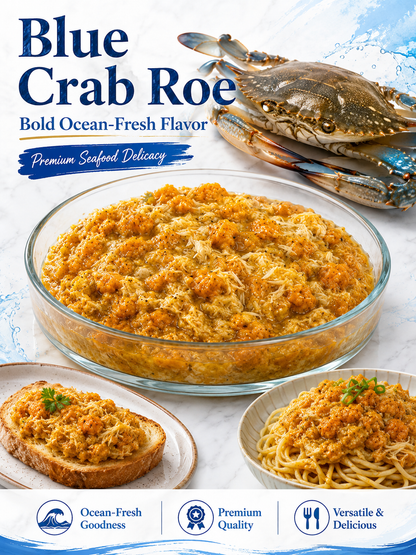 SEASONAL CHESAPEAKE BAY BLUE CRAB ROE – Pure Golden Crab Flavor, Gourmet Seafood Experience at Home-Zack