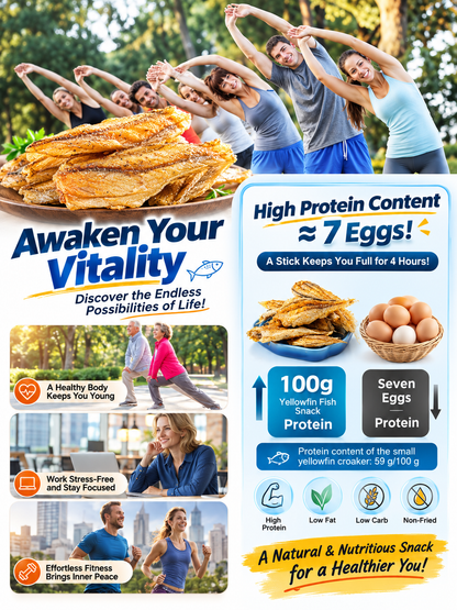 High-protein ready-to-eat deep-sea fish crisps-Zack