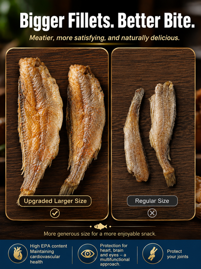 High-protein ready-to-eat deep-sea fish crisps-Zack