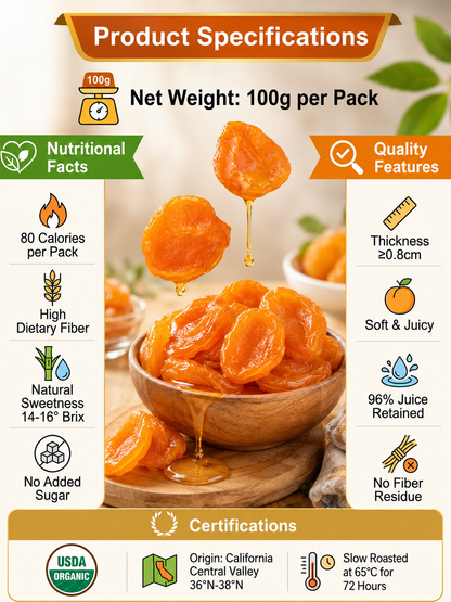 California specialty dried apricots, 100% natural and additive-free-Zack