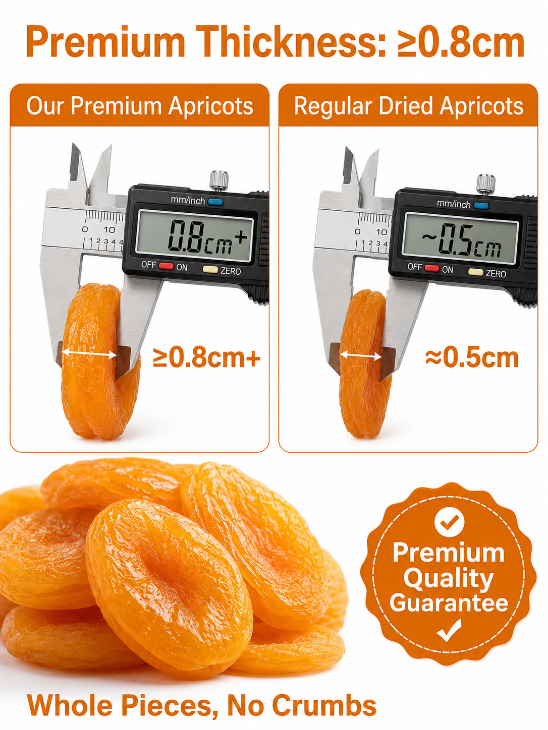 California specialty dried apricots, 100% natural and additive-free-Zack