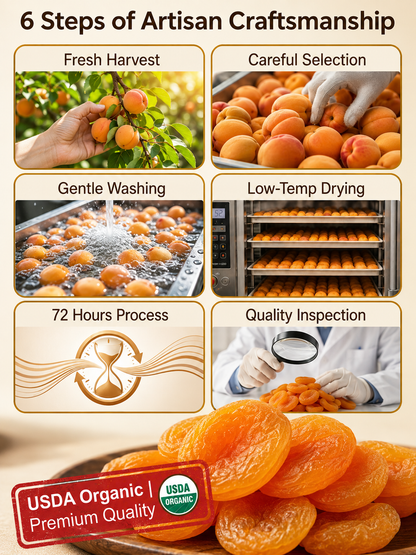 California specialty dried apricots, 100% natural and additive-free-Zack