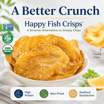 Happy Fish Crisps™ – A Light, Crispy & High-Protein Seafood Snack Made for Every Craving-LUN