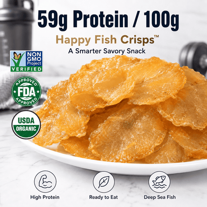 Happy Fish Crisps™ – A Light, Crispy & High-Protein Seafood Snack Made for Every Craving-LUN