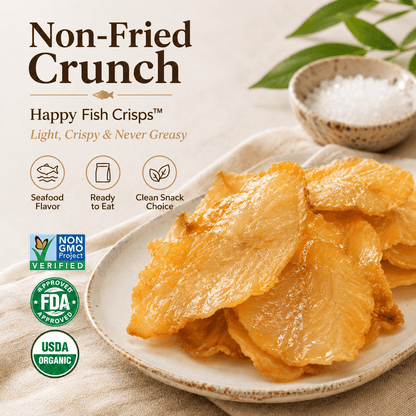 Happy Fish Crisps™ – A Light, Crispy & High-Protein Seafood Snack Made for Every Craving-LUN