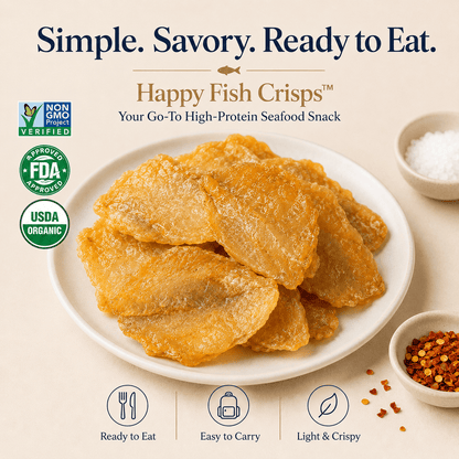 Happy Fish Crisps™ – A Light, Crispy & High-Protein Seafood Snack Made for Every Craving-LUN