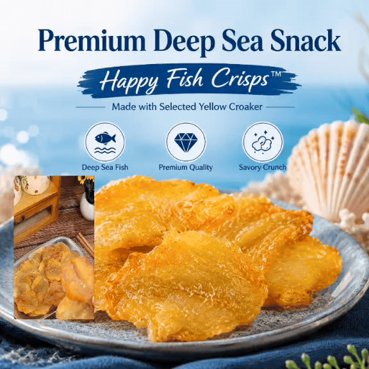 Happy Fish Crisps™ – A Light, Crispy & High-Protein Seafood Snack Made for Every Craving-LUN