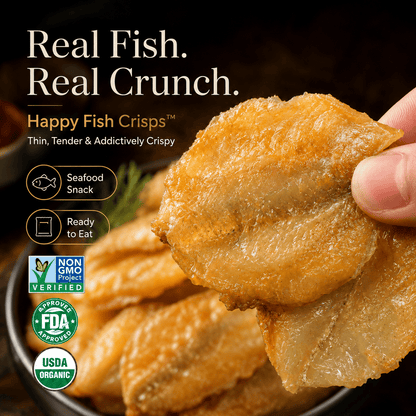 Happy Fish Crisps™ – A Light, Crispy & High-Protein Seafood Snack Made for Every Craving-LUN