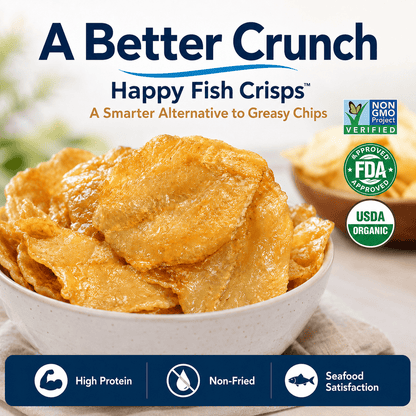 Happy Fish Crisps™ – A Light, Crispy & High-Protein Seafood Snack Made for Every Craving-LUN
