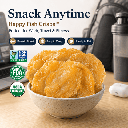 Happy Fish Crisps™ – A Light, Crispy & High-Protein Seafood Snack Made for Every Craving-LUN