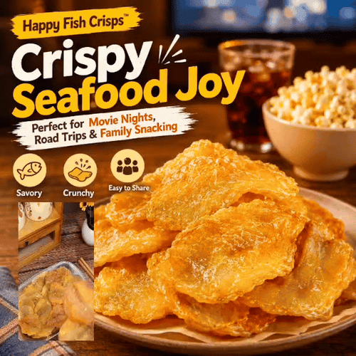 Happy Fish Crisps™ – A Light, Crispy & High-Protein Seafood Snack Made for Every Craving-LUN