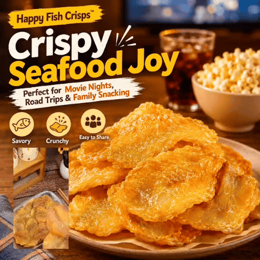 Happy Fish Crisps™ – A Light, Crispy & High-Protein Seafood Snack Made for Every Craving-HS