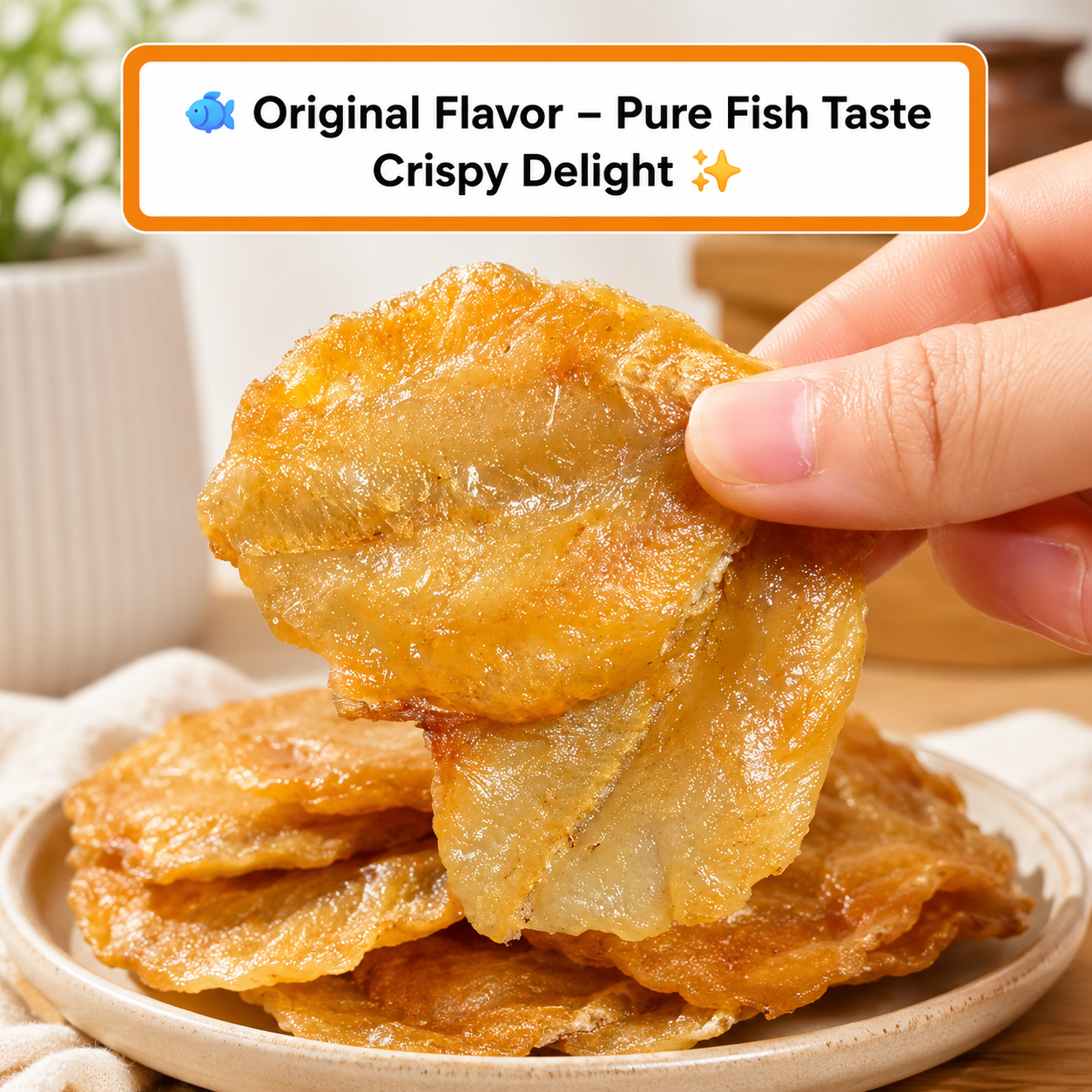 Happy Fish Crisps™ – A Light, Crispy & High-Protein Seafood Snack Made for Every Craving-LUN
